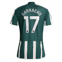 Camisa de Futebol Manchester United Alejandro Garnacho #17 Equipamento Secundário 2023-24 Manga Curta